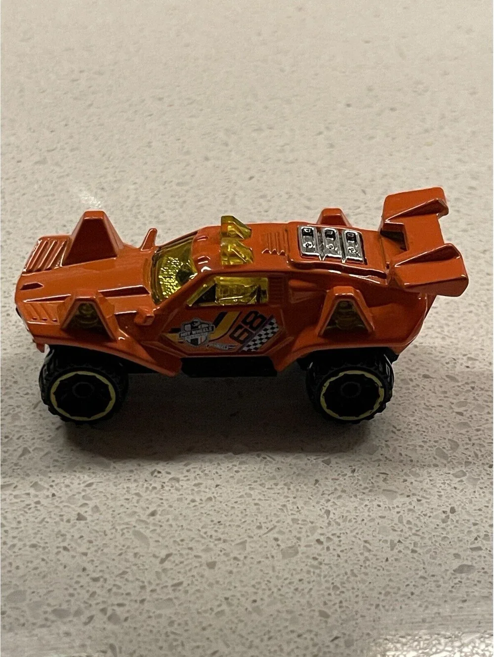 Hot Wheels Racing Orange Quicksand Car - 2014 Mattel Inc.
